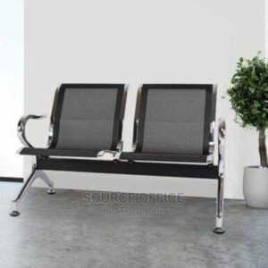 1 seat airport chair black frame