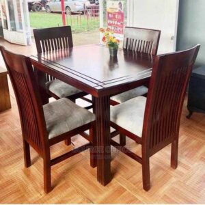casual contemporary dining space