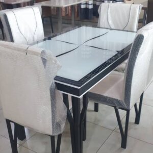 comfortable 6 seater marble set
