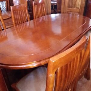 comfortable fabric seat dining