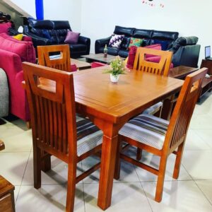 comfortable four seat modern dining