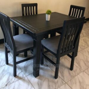 comfortable neutral wood dining