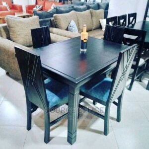 comfortable wood dining room