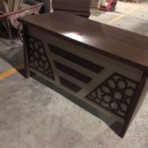 compact study desk side drawers
