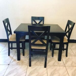 compact wood finish dining