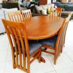 durable crafted wood dining