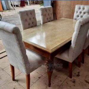 durable marble finish dining