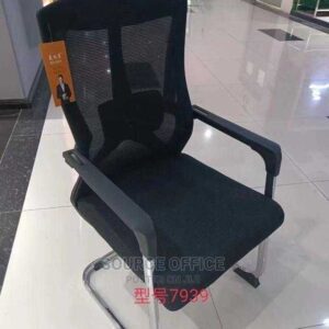 durable office guest chair steel frame