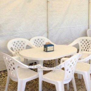 durable polypropylene patio chair