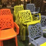 durable slatted back chair