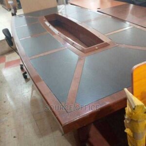 elegant 6 person meeting desk