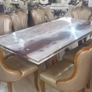 elegant family round marble table