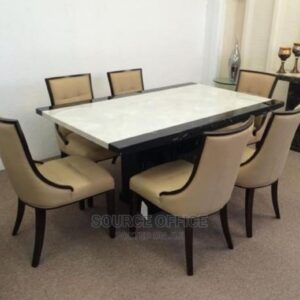 elegant marble apartment dining