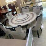 elegant modern marble dining table