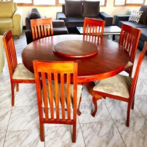 elegant oval mahogany dining