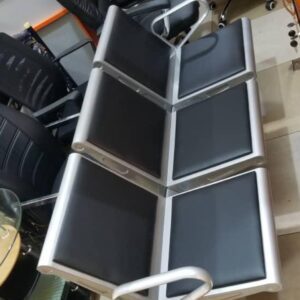 elegant steel 4 seat bench