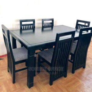 elegant wooden table set