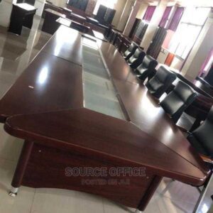 executive 6 person meeting table oak
