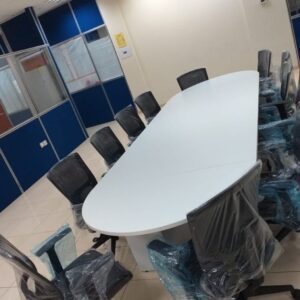 large walnut boardroom table