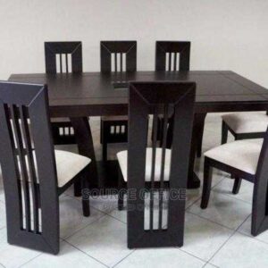 modern neutral dining room