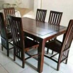 modern neutral dining set