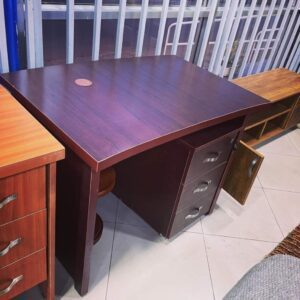modern writing desk lock storage