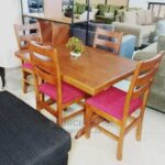 neutral color contemporary dining