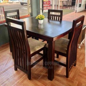 oak wood family dining set