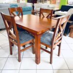 premium wood top family dining