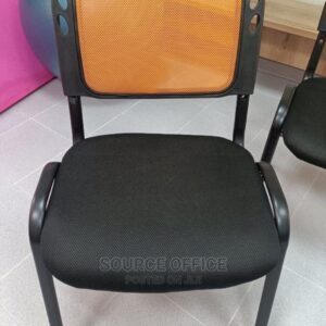 reception visitor chair lumbar support