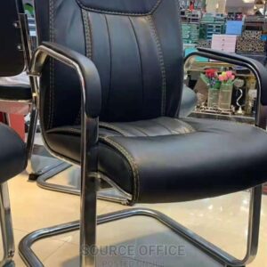 relaxed leather reception chair comfort