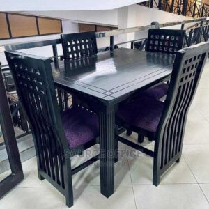 smooth wood finish dining room