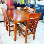 spacious mahogany chair set