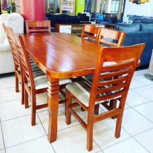 spacious mahogany chair set