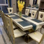 spacious marble table comfort