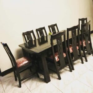 spacious minimalist dining table