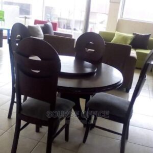 spacious oval seat dining