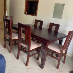 spacious six seat table