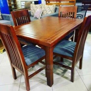 strong wood frame dining set