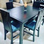 stylish four chair dining room
