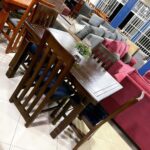 stylish four chair family room