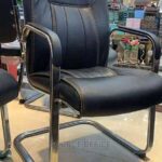 stylish leather visitor chair corporate office