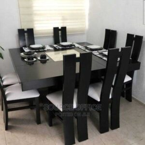 stylish mahogany dining room