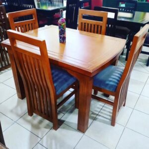 stylish modern breakfast table