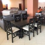stylish rich finish dining