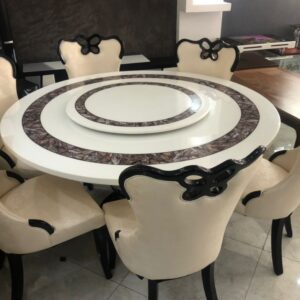 stylish round top dining set