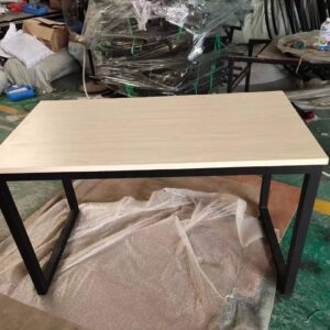 stylish study table wood finish