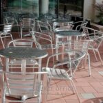 weatherproof restaurant seat