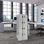 4-Drawer Filing Cabinet with Security Bar  Lockable Steel Office Storage