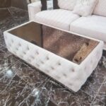 Warm Timber Coffee Table for Airbnb Homes Uganda